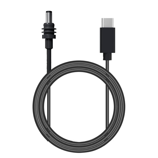 Jiawu 2M/6.5FT Starlink Mini USB C to DC Power Cable, Starlink Mini USB C Cable for 65W + PD Power Bank, Replacement Cable for Starlink Mini Rectangular Satellite, Waterproof, Gray