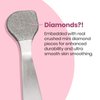 Lindo Beauty Face Buffer - Microdermabrasion Exfoliation Tool, Diamond dust Infused Skin Buffering tool, Smooth Skin, Radiant Complexion, Reduce Fine Lines and Wrinkles, Travel Pouch Included