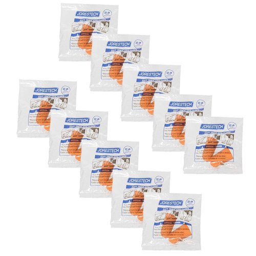 JORESTECH Safety Ultra Soft Foam Ear Plugs Orange Excellent for Noise Reduction 32dB NRR 34 dB SNR (10 Pair)