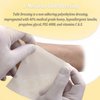 L-Mesitran Tulle Dressing with 40% Medical Grade Honey Flexible Fabric Adhesive Bandages Non-Adhering Perfect for Sensitive, Chronic, Acute, Deep & Superficial Wounds 4" x 4'' Box of 10