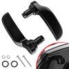 Amazicha Gloss Black Saddlebag Latch Kit -Stainless Steel Saddle Bag Lifter fit for Harley Davidson Touring Street Glide Electra Glide Road King Road Glide Ultra Limited FLHR FLHT FLHX FLHTK 2014-2024
