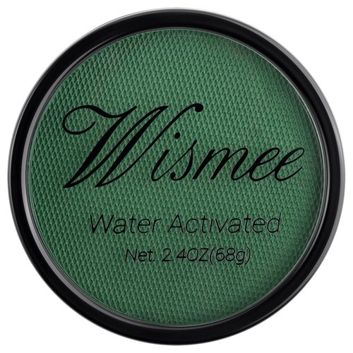 Wismee Green Face Body Paint, Water Based Body Paint Full Coverage for Adults Children Cosplay Elphaba Witch Costumes Festivals Makeup-Royal Blue