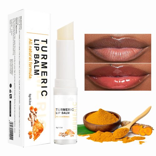 Generic Lip Lightening for Dark Lips, Turmeric Lip Balm for Smokers, Lip Brightener for Smokers Dark Lip, Lip Scrub for Dark Lips to Lighten, Lip Exfoliator Scrub for Lip Softening & Hydration (1pcs)