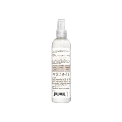 Shea Moisture 100% Virgin Coconut Oil Leave-in Treatment, Shine Curly and Tame Frizz for Tangle-Free Hair, All Natural certified Organic, 8 Ounce