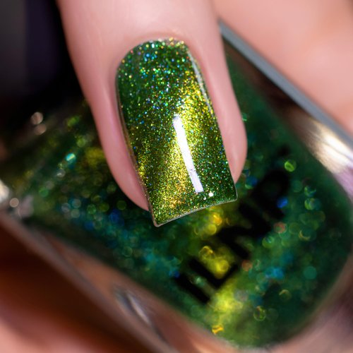 ILNP Frankie - Monster Green Magnetic Holographic Nail Polish