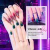 beetles Gel Polish Jelly Gel Nail Polish 6 Colors Blue Pink Green Red Black Jelly Nail Polish Gel Polish Set Gel Nail Polish Soak Off LED UV Curing Requires Gifts for Women