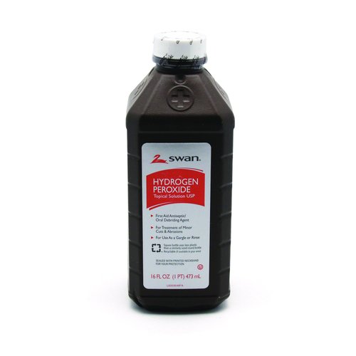 Medique Products 25711 Hydrogen Peroxide Bottle, 16 Ounces
