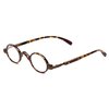 Calabria R314/R501S Vintage Retro Metal Reading Glasses +4.00 Blonde Tortoise Men Women Professor Round Single Power Readers