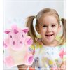 DolliBu Unicorn Plush Hand Puppet for Kids - Soft Plush Stuffed Animal Hand Puppet Toy for Puppet Show Games Puppet Theaters for Kids, Adult Cute Puppets Educational Toy to Teach Children & Toddlers