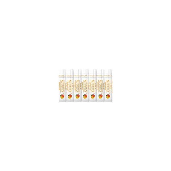 7-Pack Mango Lip Balm Gift Set by Naturistick. 100% Natural Ingredients. Best Beeswax Chapstick for Dry, Chapped Lips. Made in USA