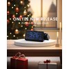 Projection Alarm Clock for Bedroom with Weekday/Weekend Mode,Digital Clock with 350° Projector,5-Level Dimmer,Adjustable Volume,Temperature & Humidity Monitor,Calendar,Snooze,12/24H,DST,Battery Backup