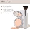 PUR Beauty 4-in-1 Pressed Mineral Makeup Powder Foundation with SPF 15 - Concealer & Finishing Compact Pressed Powder for Face - Buildable Medium to Full Coverage Foundation Powder (Golden Dark)