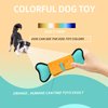 Melede Dog Squeaky Toy, Indestructible Plush and Nylon Fabric Dog Puzzle Toy, Interactive Dog Toys