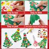 Qyeahkj 54 Sets Christmas Tree DIY Ornaments Craft Kit for Kids Toddlers Christmas Hanging Art Project Paper Ornaments Making Crafts for Preschool Kids Ages 4-8, 8-12 for Xmas Party Favors, 9 Styles
