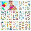 Konsait 120+ Ocean Temporary Tattoos, Glitter Under the Sea Tattoos for Kids Adult, Fish Tattoos Sea Life Animal Temporary Tattoos, Shark Octopus Starfish Fake Tattoos, Under the Sea Party Favors
