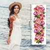 CUTELIILI Full Arm Temporary Tattoo Sleeve for Women 8 Sheets, Flora Tattoos Temporary, Fake Tattoos That Look Real