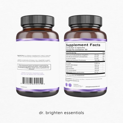 Dr. Brighten Myoinositol Plus - Doctor Formulated Ratio of Myo- and D-Chiro-Inositol to Support PCOS Symptoms, Hormone Balance, Healthy Ovarian Function, and Regular Menstrual Cycles
