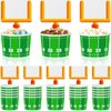 24 Set Football Bowls Football Snacks Paper Cups Football Cups Disposable Football Party Decorations Supplies Favors with Tailgate Cards for Kids Tailgate Games Birthday Sports Events Popcorn