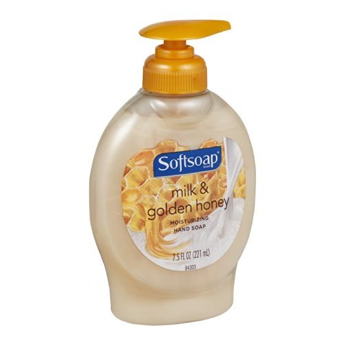 Softsoap Moisturizing Liquid Hand Soap Milk Protein And Honey, Milk Protein and Honey 7.5 oz (Pack of 3)