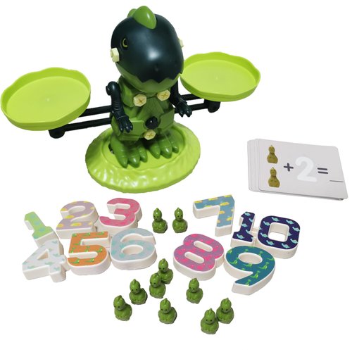 PUTYOSH Balance Counting Toys, Dinosaur Math Game for Boys Girls Number Learning Toy Birthday Gifts for 3 4 5 6 Year Old Educational Toys Games for Kindergarten Preschool