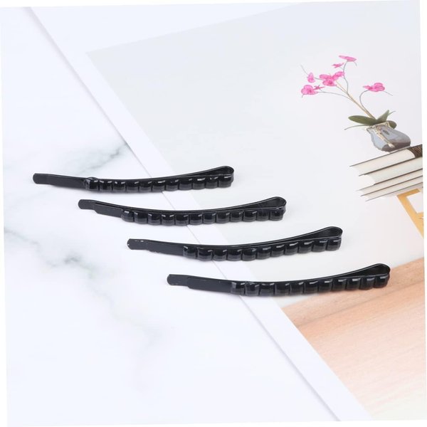 4Pcs Black Rhinestone Barrettes,Crystal Diamond Bobby Pin,Shiny Hair Pin, Hairpin, Sparkly Hair Decoration,Clip Bangs Metal Hair Clip Hair Pins,Bobby Pins Black, Hair Accessories