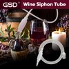 GSD Wine Siphon Tube Hose Beer Siphon Pump for Wine Making Brewing, 2M/6.6FT