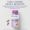 SOLARAY Triple Strength Tart Cherry Extract - Tart Cherry Capsules with Antioxidants and Anthocyanins for Uric Acid Levels Support - Vegan, 60-Day Guarantee - 45 Servings, 90 VegCaps