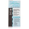 Water Works Water Activated Permanent Powder Hair Color for Men and Women, #20 Black