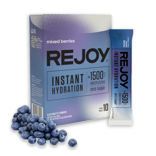 Rejoy – Electrolyte Powder Packets, 10 Sticks – Hydration Drink Mix Supplement – Sugar Free, Keto...