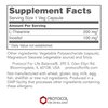 Protocol L-Theanine 200mg - for Brain Health, Relaxed but Alert Mental State & Normal Dopamine & GABA Release* - Calming like Green Tea* - with Inositol - Made without Gluten, Non-GMO - 60 Veg Caps