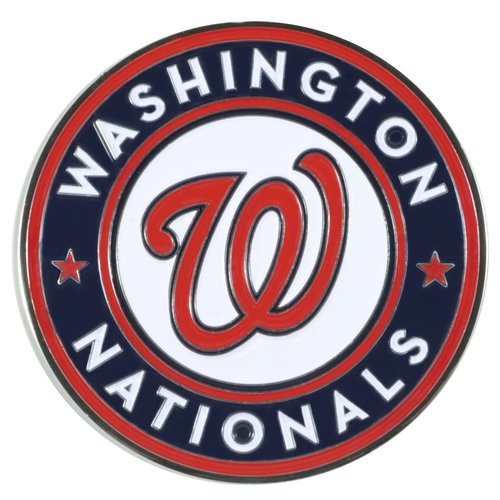 FANMATS 26750 Washington Nationals 3D Color Metal Emblem, Diecut Team Logo Auto Emblem