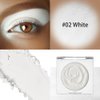 DE'LANCI White Eyeshadow Palette Powder, White Highlighter Eyeshadow Base Matte Shade Eyelid, Silky-Smooth Goth White Face Paint High Pigment Waterproof, for Smokey Eye SFX Halloween Makeup, 02