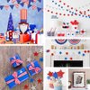 Star Stickers Foam Star Stickers 90 Pcs Red Blue Silver Glitter Star Stickers Self Adhesive Small Patriotic Star Shaped Stickers for Christmas Halloween Decoration Supplies Arts Crafts Greeting Cards