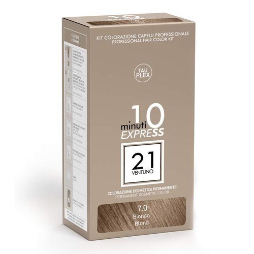 21 Perfect - Professional Hair Color Kit - Permanent Cosmetic Color Blond 7.0