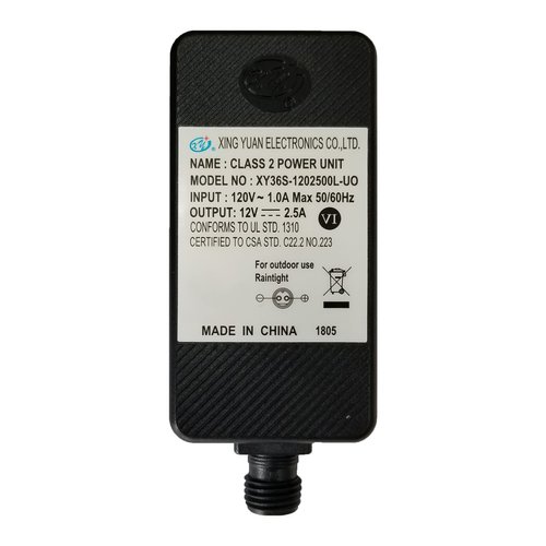 Replacement Yard Inflatable Adapter Power Supply Adaptor 12Vdc 2.5A 2500mA 2.50Amp UL or ETL Listed 12V for Home Lawn Yard Garden Holiday Inflatable Decorations