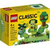LEGO Classic Creative Green Bricks 11007 Starter Set Building Kit with Bricks and Pieces to Inspire Imaginative Play (60 Pieces)
