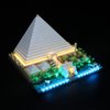 LIGHTAILING Led Lighting Kit for Lego- 21058 Great Pyramid of Giza Building Blocks Model - LED Light Set Compatible with Lego Model(Not Include Lego Model)