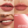 INTO YOU Velvet Matte Finish Lip Stain, Super Stay Lip Stain Long Lasting Waterproof, Lip Tint, Lip Mud Soft Lightweight, Smooth Lip Clay Mousse, Dual-Use For Lips And Cheek, Red Lipstick (W1)