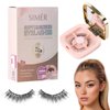Soft Magnetic Eyelashes, Magnetic Eyelashes Without Eyeliner, Natural Look Reusable Dual Magnetic Lashes with Applicator, No Glue & No Makeup Remover Needed, Style 04