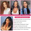 Espive 13x4 Deep Wave Lace Front Wigs Human Hair Pre Plucked 13x4 HD Lace Front Wigs Human Hair 180% Density Glueless Wigs Human Hair with Baby Hair Deep Curly Wigs Human Hair Natural Color 24 Inch