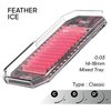 MAGAL FEATHER ICE 1418 Eyelash Extensions 0.07 C D D+ Curl 14-18mm Colored Lash Extensions Individual Lashes Volume Lash Professional Eyelashes Extension Tray (Pink)(D+_1418 Mixed)