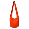 BTP! Thai Monk Buddha Cotton Sling Crossbody Messenger Bag Shlouder Purse Hippie Hobo Medium (Orange 16)