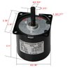 60RPM Reducer Motor Dual Bearing Synchronous Gear AC Motor CW/CCW Control 115V 60Hz 10W 60KTYZ