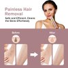 Augot Hair Removal for Women, 4 in 1 Painless Facial Hair Remover, Rechargeable Bikini Trimmer Portable Electric Shaver Flawless Epilator Razors for Women Pubic Eyebrow Nose Lip Face Leg Body Hair