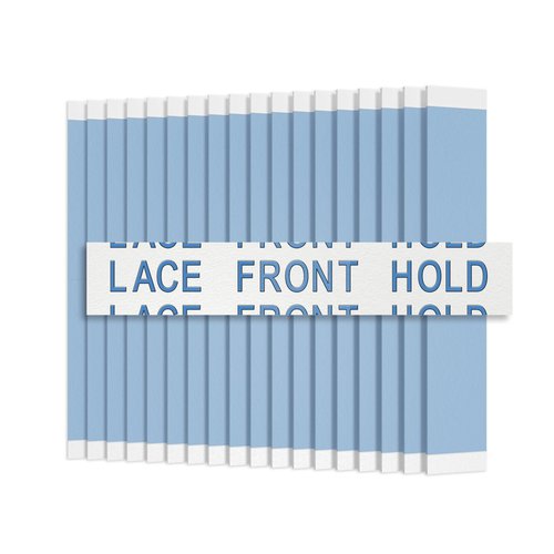 Sunshine Tape Premium Blue Liner Lace Front Hold Wig Tape | 36pcs | Double Sided Adhesive Tape for Toupee | Strong Hold Waterproof Strips | Made in USA (36, 1/2" Straight)