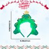 ZEYER Christmas Headband Green Christmas Tree Headband with Star and Small Colored Light Design Hair Band Hair Accessories