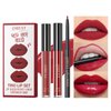ZAMANIYA 3 In 1 Lip Gloss Set With Matte Lipstick ,Moisturizing Lip Gloss And 2mm Lip Liner Liquid Lipstick Long Lasting Makeup Lip Plumping Lipstick Lipgloss Soft And Smooth Like Cream (06 - Crazy Party)