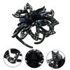 BIUDECO Rhinestone Hair Clip for Girls Decorative Small Butterfly Hair Clips for Thick Hair for Styling Bangs and Everyday Use