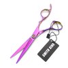 Professional Hair Cutting Scissors Set with Razor Comb Case,Hair cutting shears Hair Thinning shears with rose handle (5.5 inches)