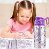 Gift for Girls, Decorate Your Own Water Bottle for Girls, Arts and Crafts for Kids Ages 8-12, Gifts for 8 Year Old Girls, 4-6-8-12 Year Old Girl Birthday Christmas Gifts, Gift Ideas for Girls, Purple